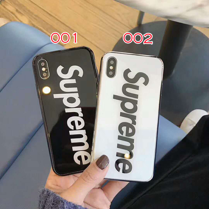 シュプリーム iphone8/7ケース カップル supreme 鏡面ケース 