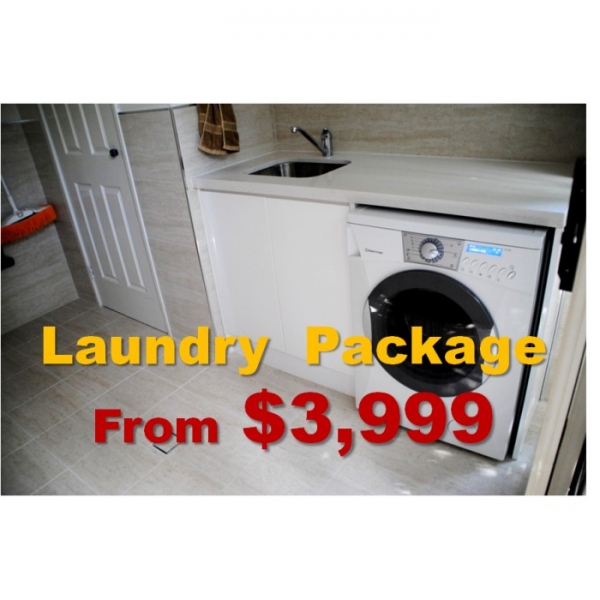 from 3,999 Laundry Reno Package