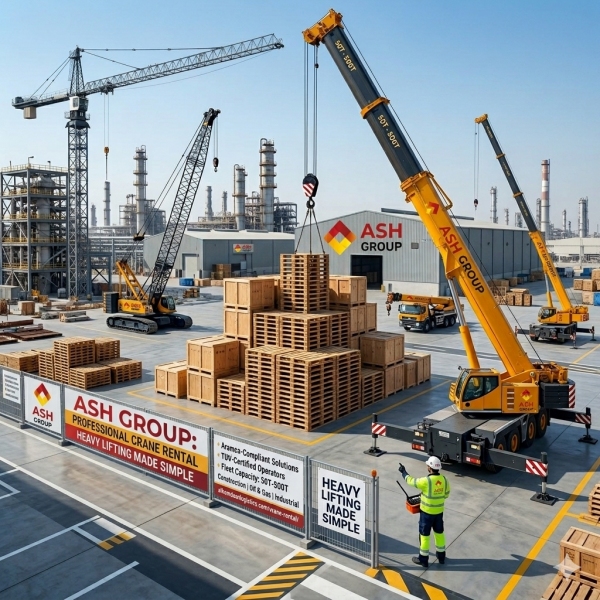Heavy Lifting Made Simple with Crane Rental in Saudi Arabia