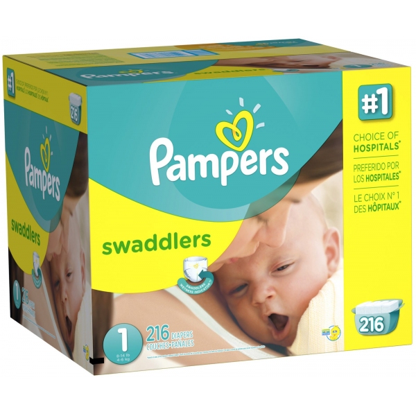 Pampers Swaddlers Diapers - Free Shipping